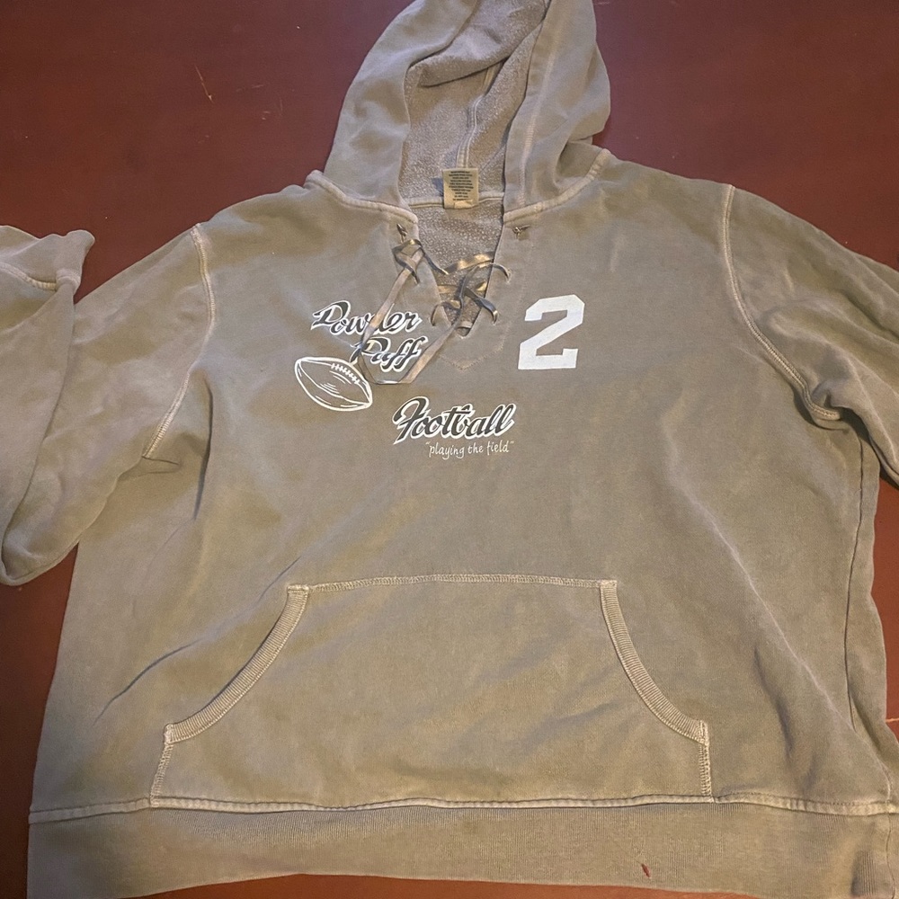 loosely fitted hoodie